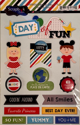 Magical Day of Fun Doodad Stickers