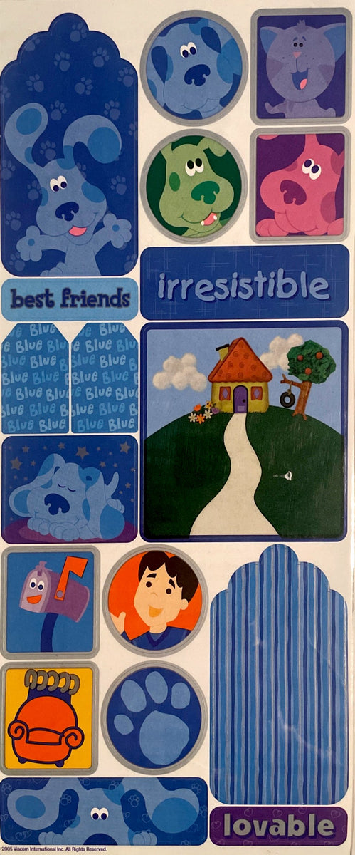 Blue's Clues Stickers – Priceless Scrapbooks