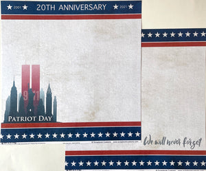 Patriot Day 20th Anniversary 9/11 Paper