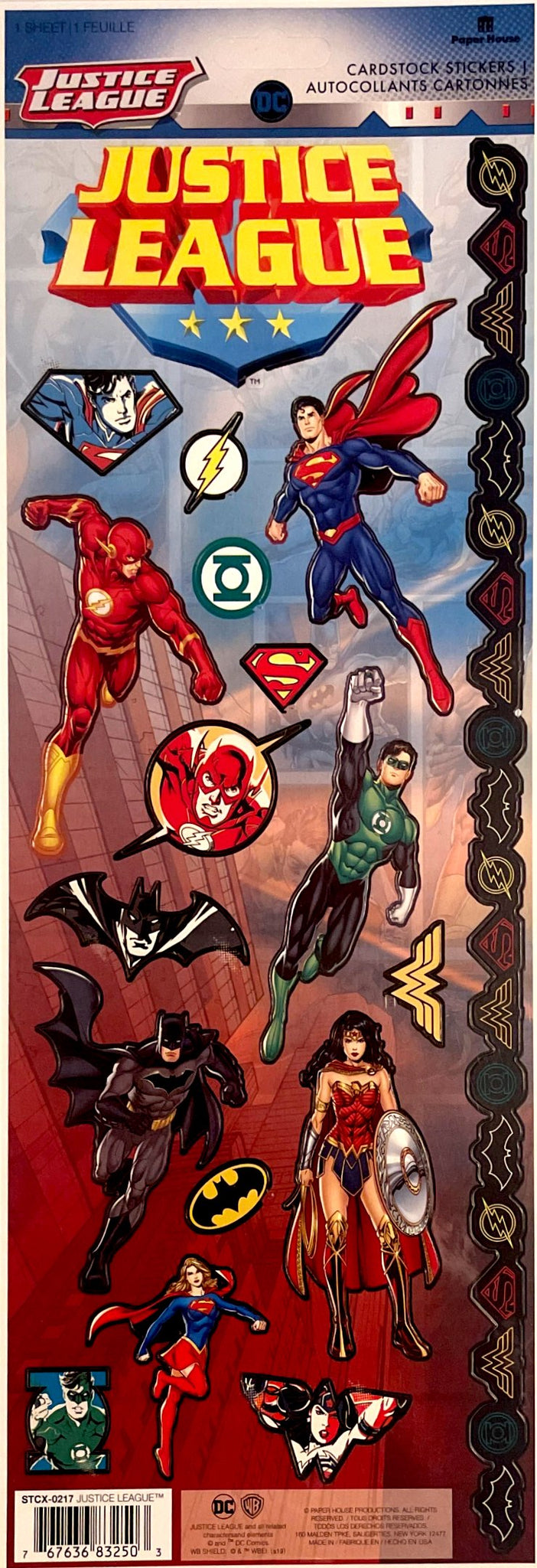 Justice League Stickers