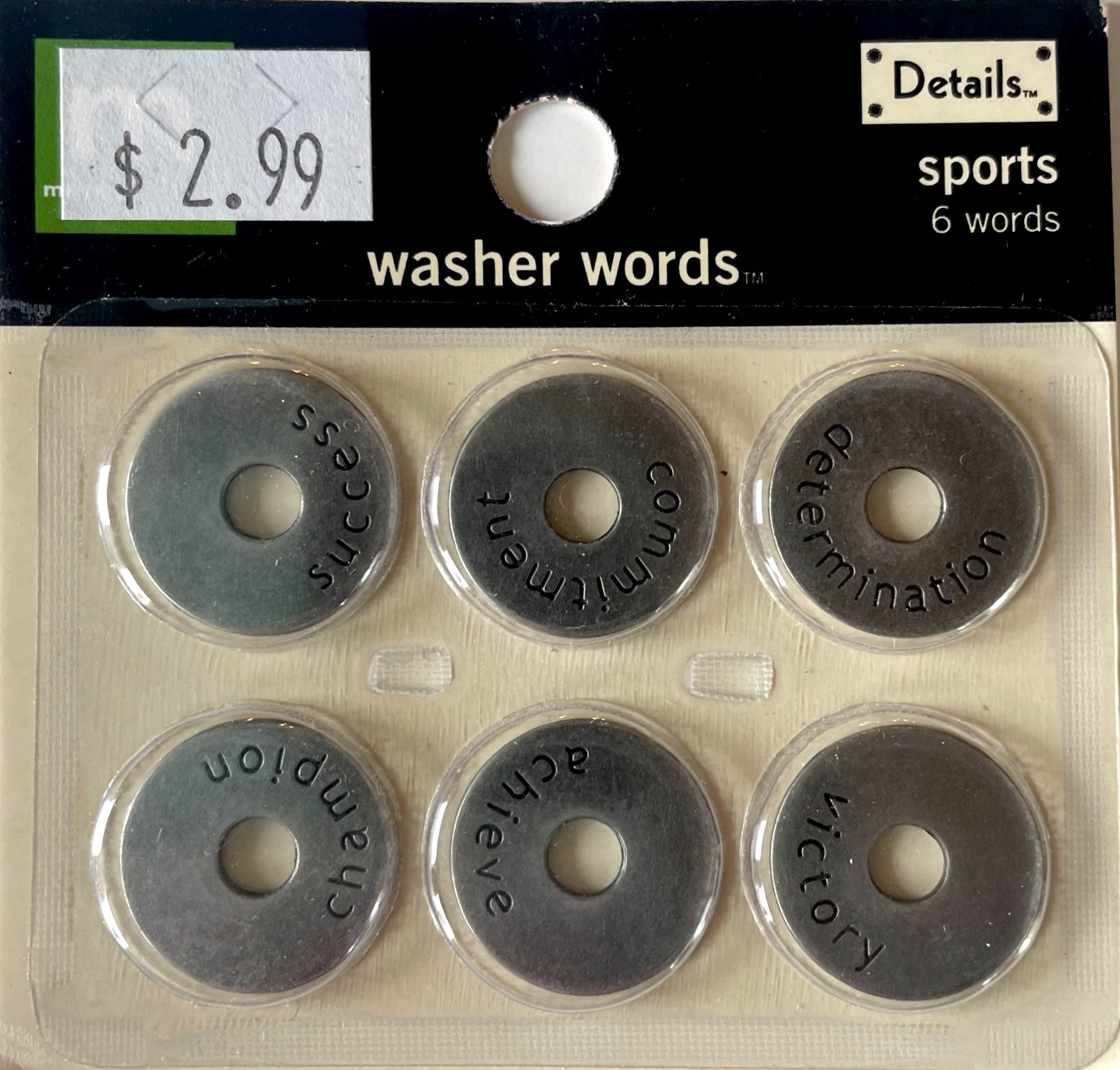 Washer Words Collection