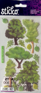 Vellum Tree Stickers