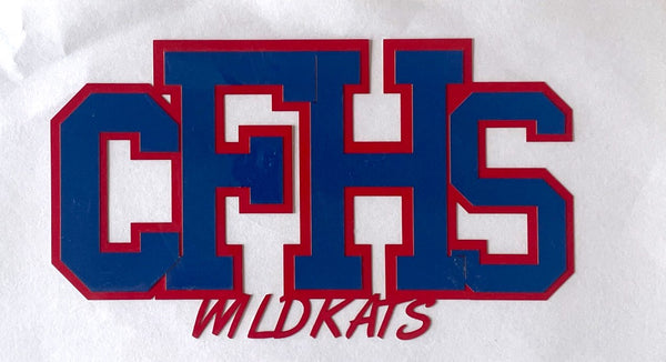 CFHS Wildkats Initial Diecut