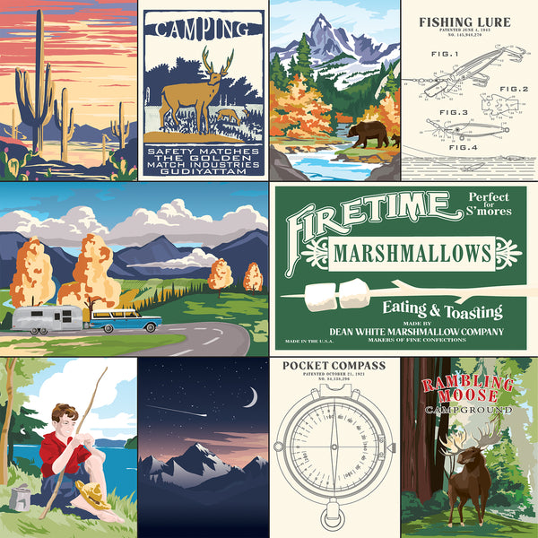 Outdoor Adventures Multi Journaling Cards Paper