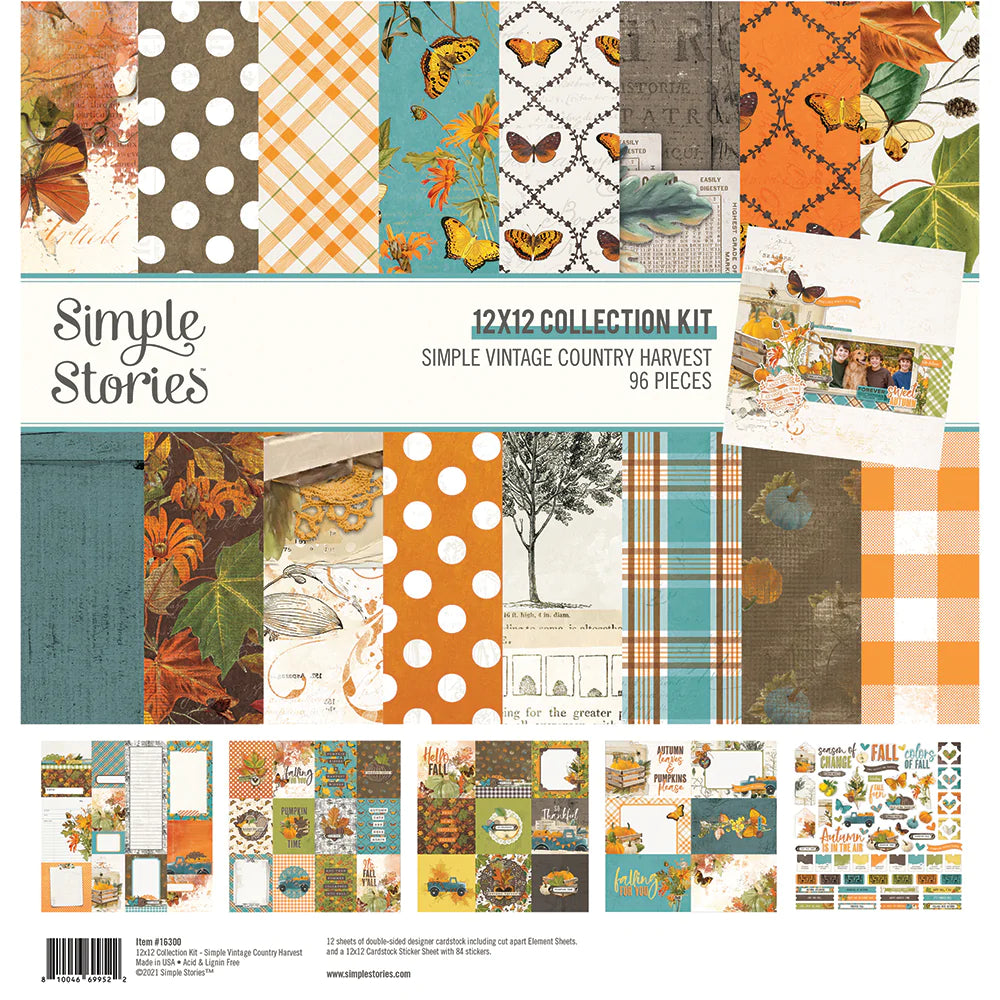 Simple Vintage Country Harvest Collection Kit