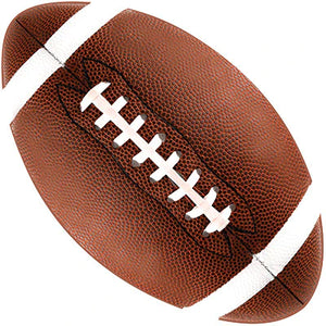 Large Textured Football Die Cut