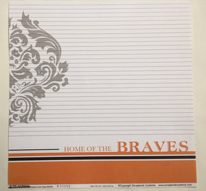 Flathead Braves Lines Paper