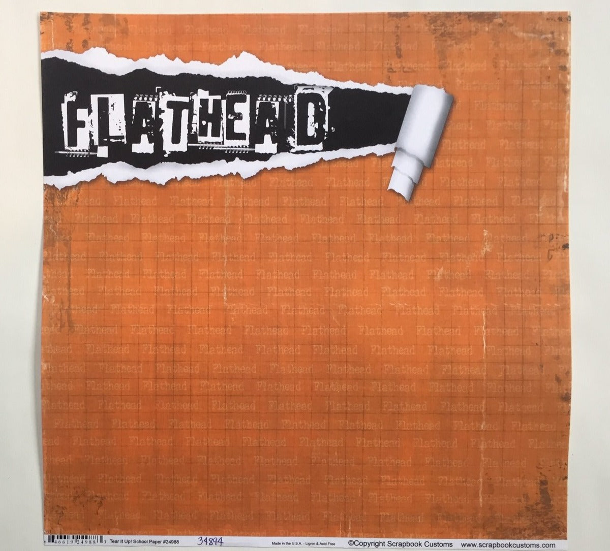 Tear It Up! Flathead Paper