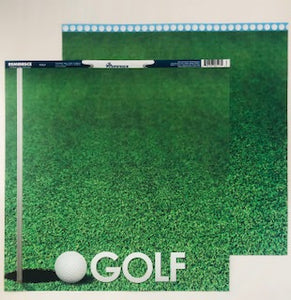 Golf Close Up On the Green Paper