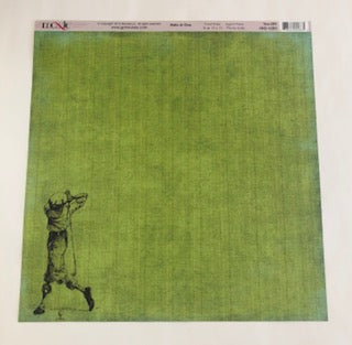 Hole in One Golf Tee Off Collection Paper