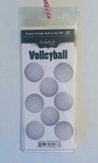 Repeating Volleyballs Stickers