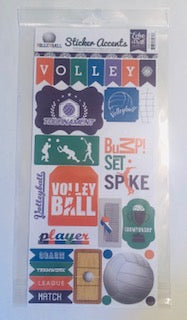 Volleyball Sticker Accents
