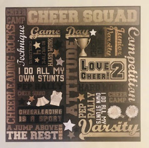 Cheer Squad Collage Paper