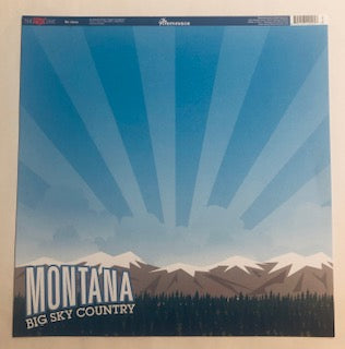 Montana Big Sky Country Paper