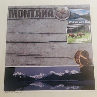 Montana Scene Paper