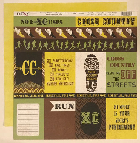 Cross Country XC Cutouts Paper