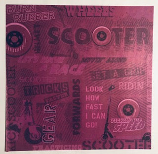 Scooter Collage Paper