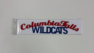Columbia Falls Wildcats Diecut