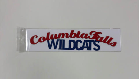 Columbia Falls Wildcats Laser Cut