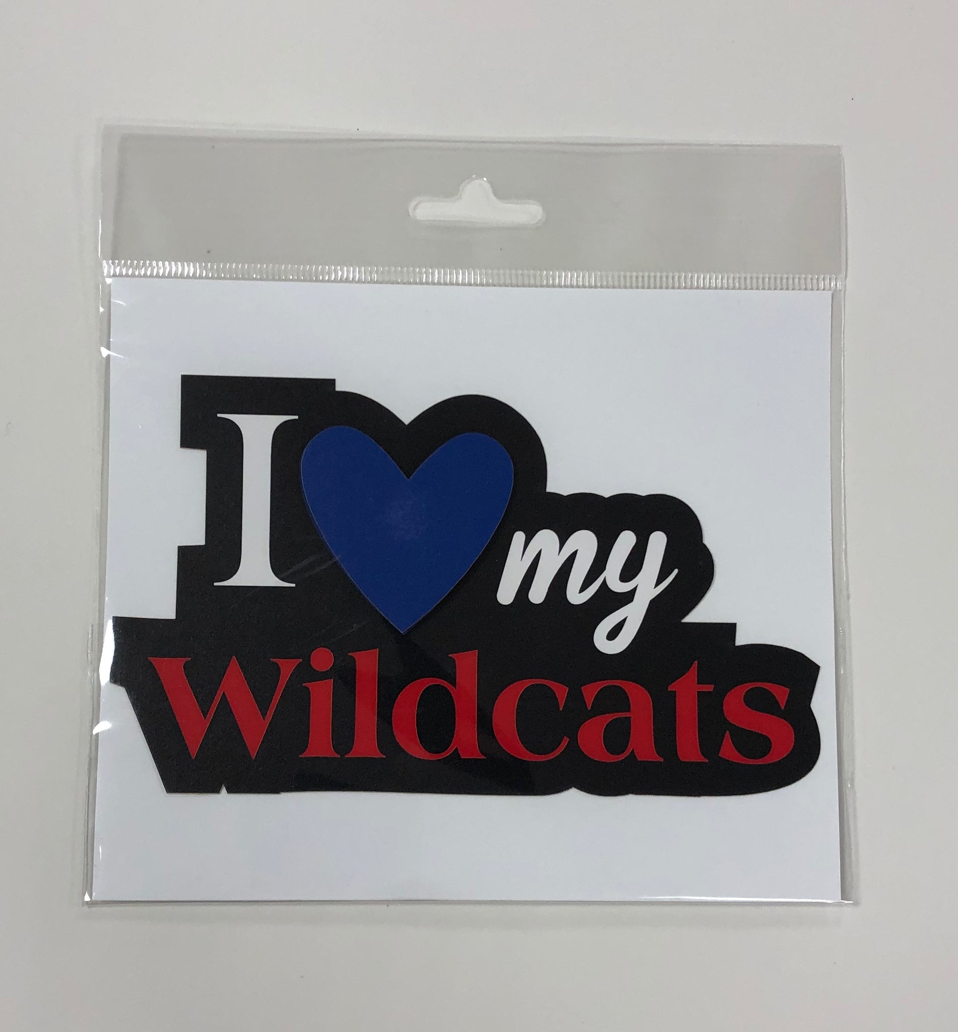 I Love My Wildcats Diecut
