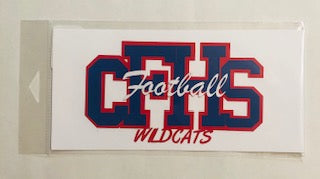 CFHS Wildcats Sports Initials Diecut