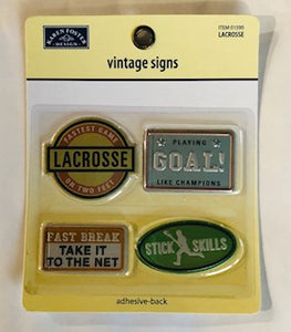 Lacrosse Vintage Sticker Signs