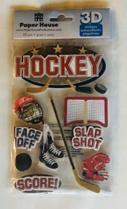 Hockey 3D Stickers