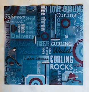 Curling Collage Paper
