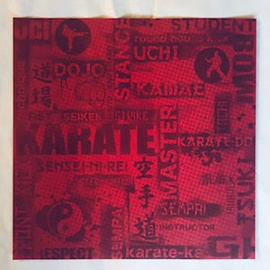 Karate Collage Paper