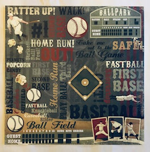 Batter Up Collage Paper