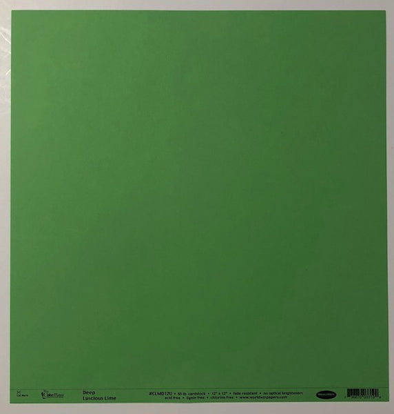 ColorMates Smooth Cardstock Luscious Lime