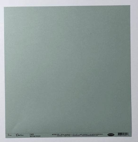 ColorMates Smooth Cardstock Spring Green