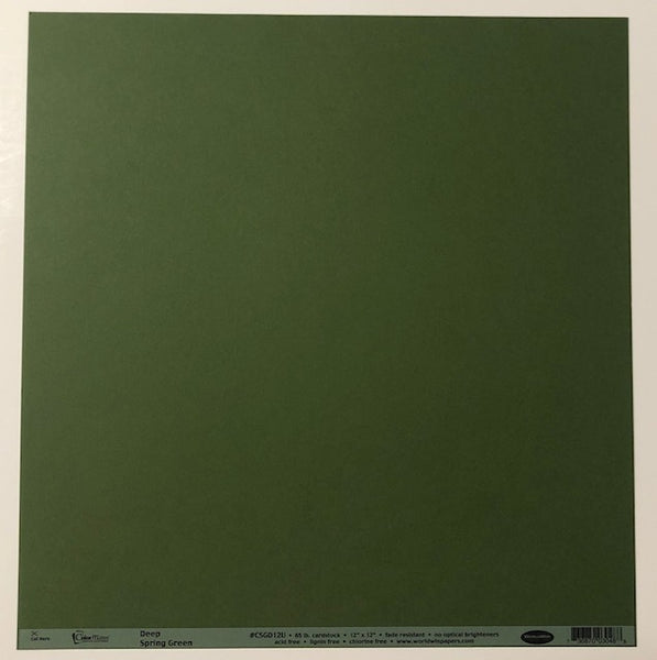 ColorMates Smooth Cardstock Spring Green