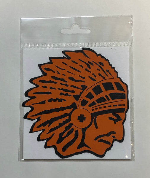 Flathead Braves Chief Head Diecut