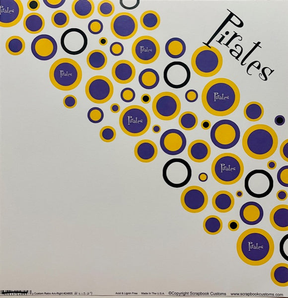 Pirates Retro Arc Right Paper