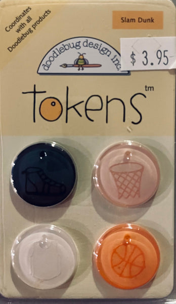 Doodlebug Tokens Embellishments