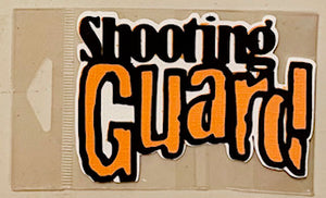 Shooting Guard Custom Die Cut