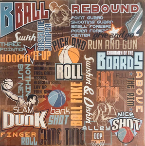 B-Ball Collage Paper