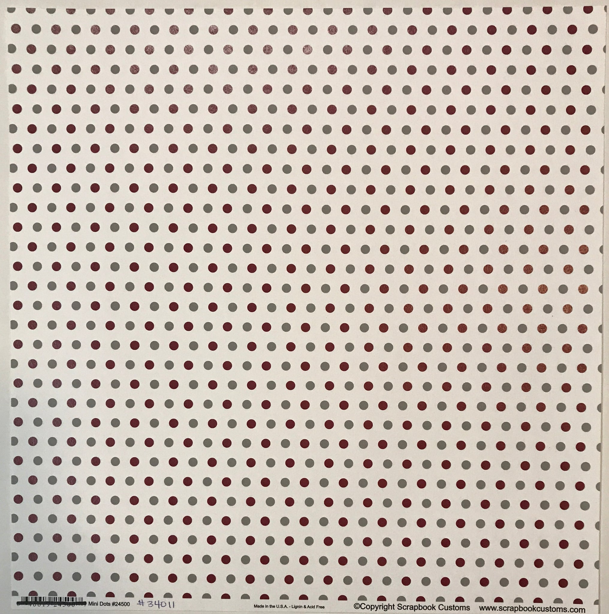 U of M Mini Dots Maroon/Gray