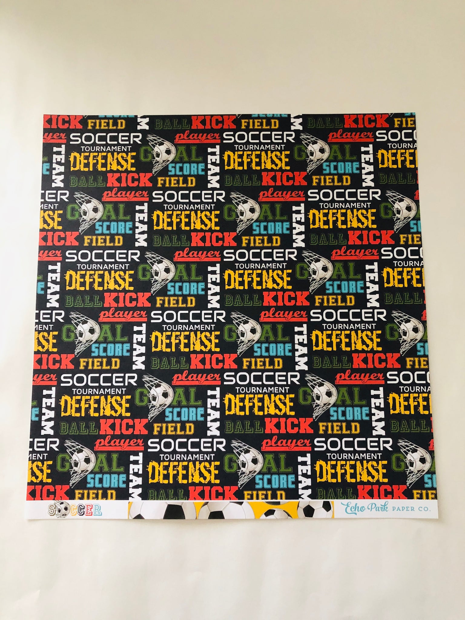 Soccer Goal Paper