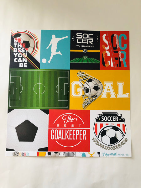 Soccer Journaling Cards Paper