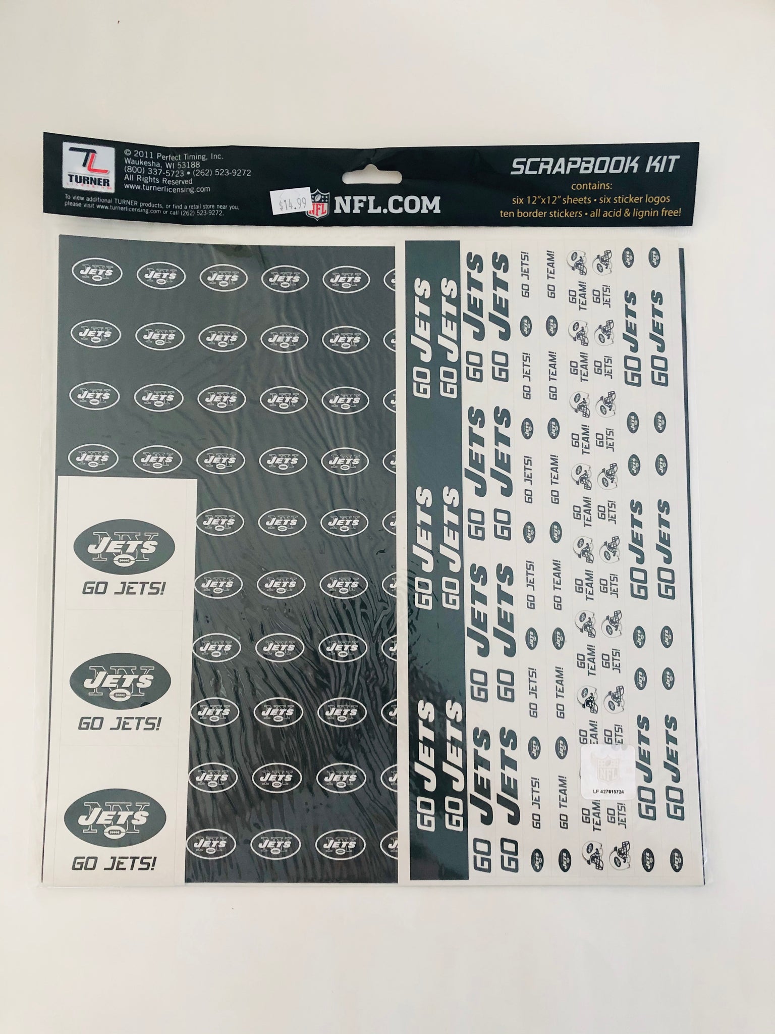 NFL New York City Jets Scrapbook Kit