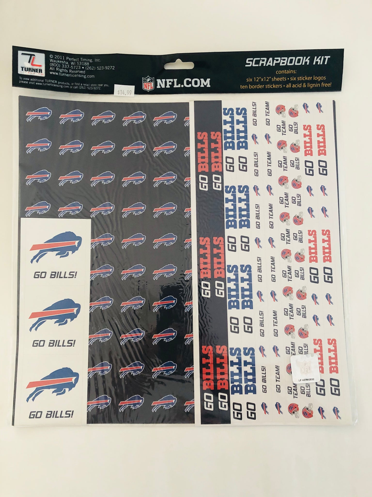NFL Buffalo Bills Scrapbook Kit