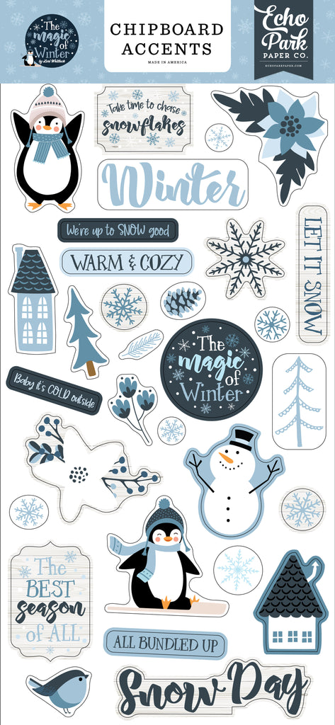 Echo Park Paper Co. The Magic of Winter Collection 12x12 Scrapbook