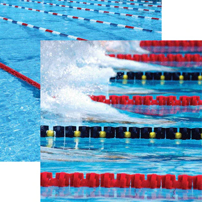 Reminisce Swim Team Collection 12x12 Paper