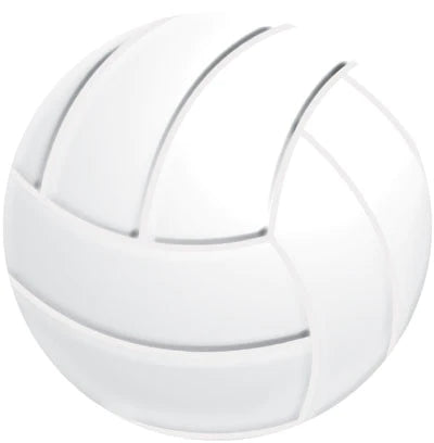 Large Textured Volleyball Die Cut