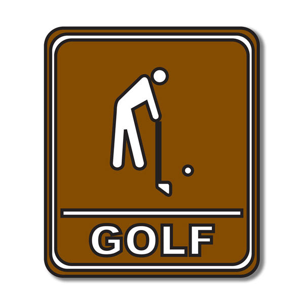Golf Sign Diecut