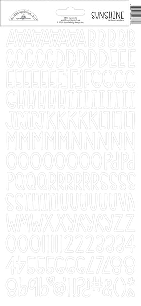 Doodlebug Sunshine Alphabet 6x12 Sticker Sheet