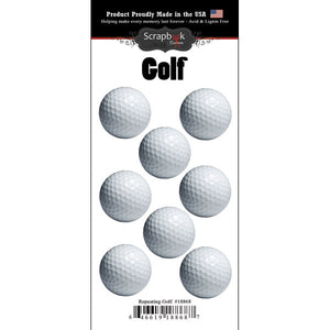 Repeating Golf Ball Stickers